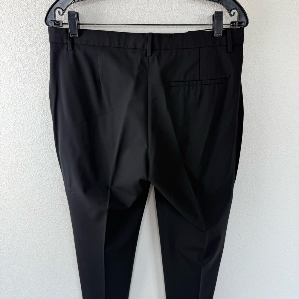 Theory Tailored Trouser Pant Travel Wool Black Business Casual Women’s 8 - Picture 9 of 11